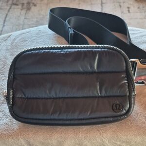lululemon athletica Black Quilted Belt Bag